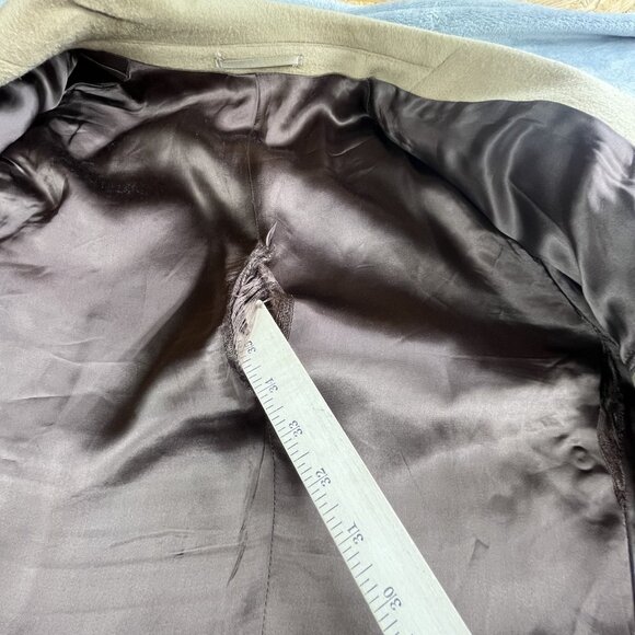 VTG Austin Scott Coat Men's Size 46 Wool Winter Heavy Overcoat 90s Cold Weather - Picture 10 of 16